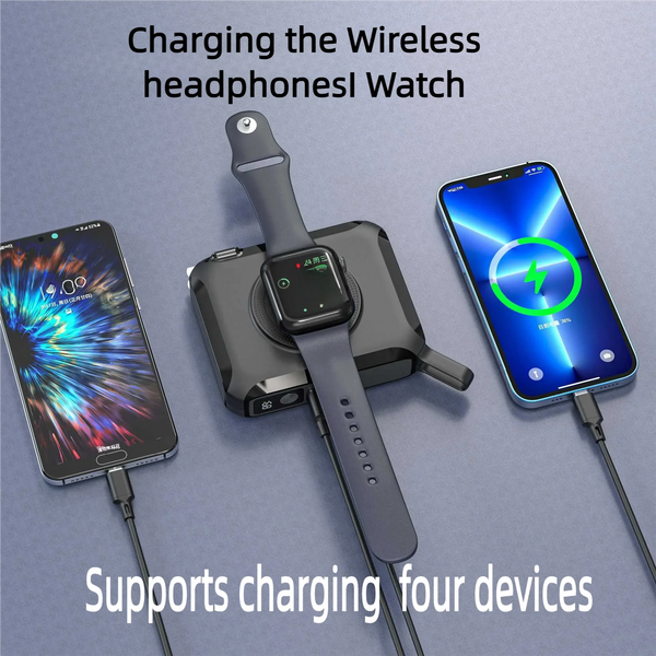 Travel charger  Magnetic wireless charging bank comes with cable and plug 65W Supportlaptop Android Fast charge