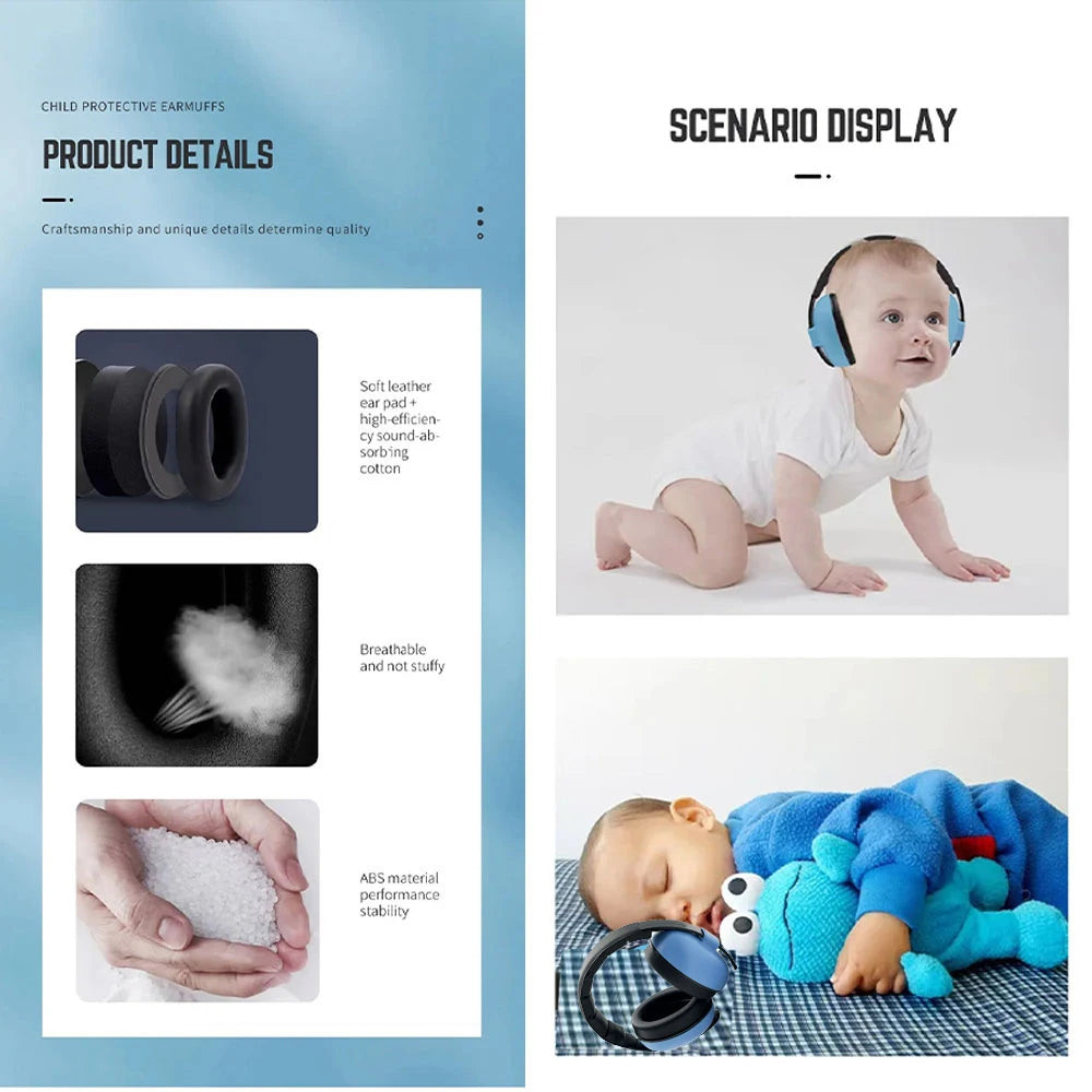 Baby Noise Reduction Ear Protection Headphones for Kids