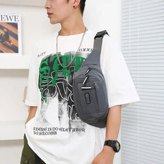 Men Canvas Fit Waistpack Mobile Fanny Waist Packs Men's Sports Outdoor Leisure Running Anti Theft Ultra Thin Invisible Waist Bag