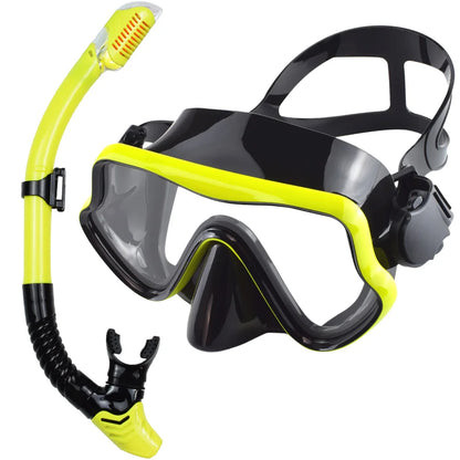 Adult Scuba Diving Mask Snorkel Set Panoramic Gear