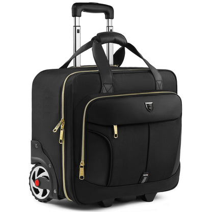 18 Inch Rolling Laptop Briefcase Wheeled Travel Bag