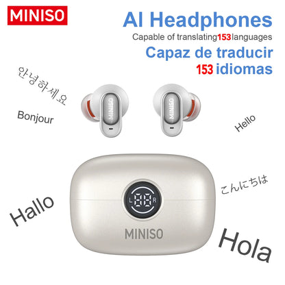 MINISO MS105 Bluetooth Earphone In-Ear Earbuds Soft Earbuds Wireless Headphones Waterproof IPX5