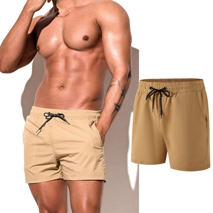 Mens Quick Dry Swim Short for Surfing Beach and Summer