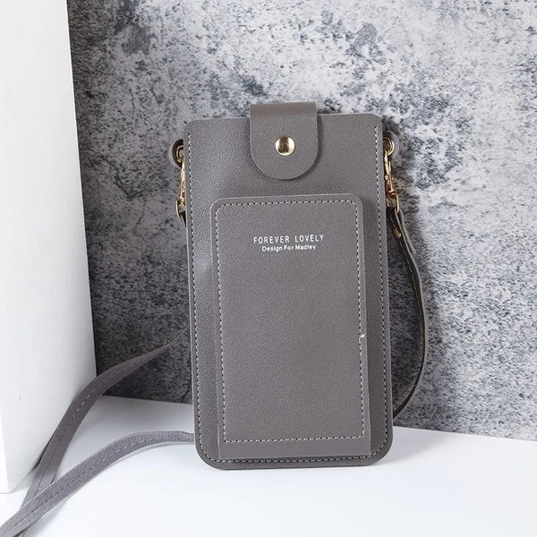 Multi-functional Cell Phone Touch Screen Clutch Bag Women's Wallet Large Capacity Travel Card Holder Passport Holder