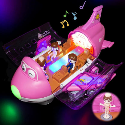 Electric Airplane Toy Model with Lights and Music Kids
