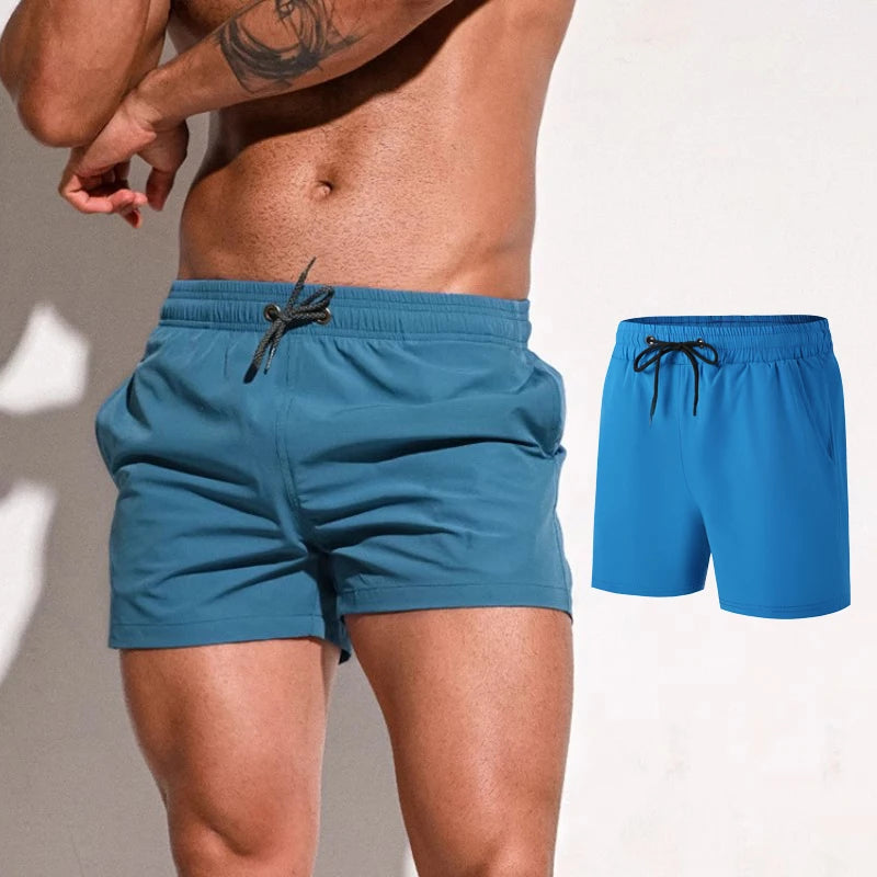 Mens Quick Dry Swim Short for Surfing Beach and Summer
