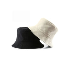 Reversible versatile sun hat for summer, Korean style, flattering for small face, foldable bucket hat