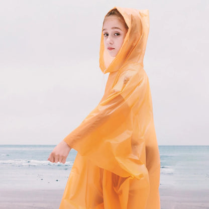 Disposable Raincoat for Kids Outdoor Travel Rainwear