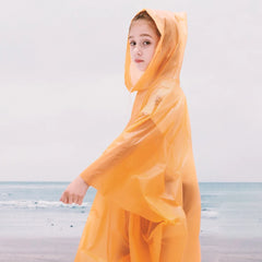 1pcs Disposable Raincoat Children Raincoat Outdoor Travel Raincoat  Portable Rainwear Camping Hiking Travel Accessories