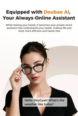 2026 New AI Smart Glasses 800W Camera 4K Ultra HD Video Recording Translation 3600mAh Charging Case AI Conversation 32GB Storage