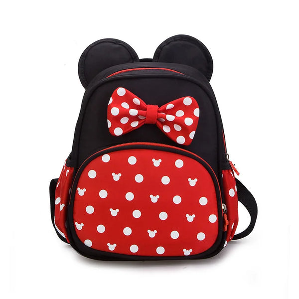 New Children's Backpack Large Capacity Mickey & Minnie Schoolbags Cute Cartoon Backpack Kindergarten Travel