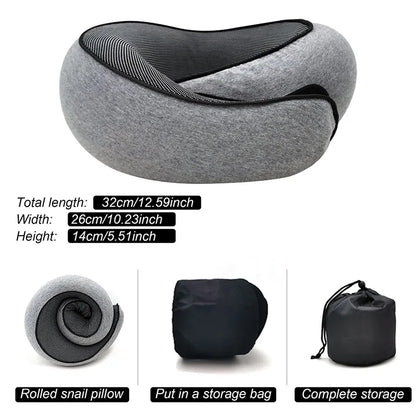 Memory Foam Travel Neck Pillow U Shaped Support Cushion