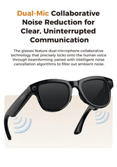2026 New AI Smart Glasses 800W Camera 4K Ultra HD Video Recording Translation 3600mAh Charging Case AI Conversation 32GB Storage