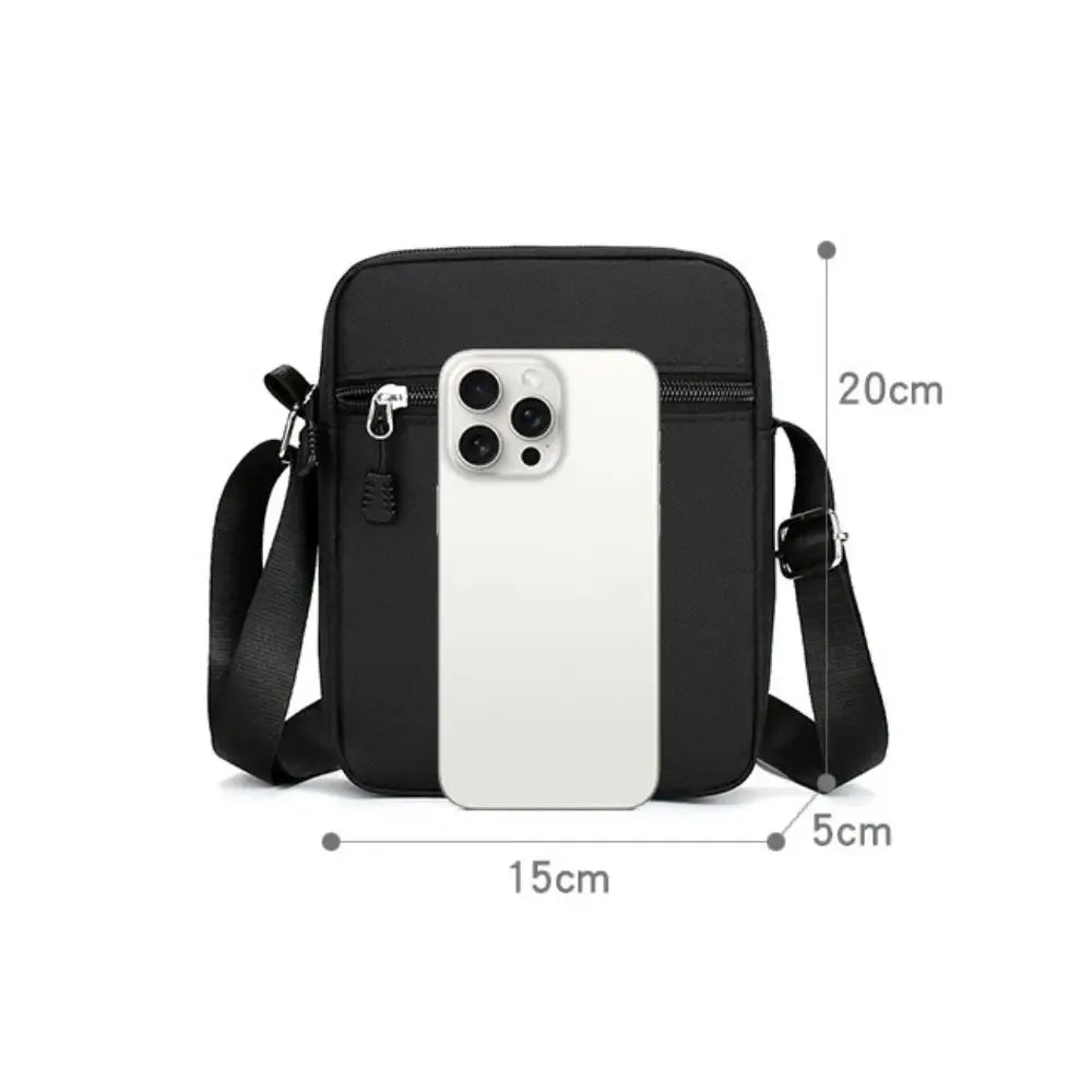 Simple and Casual Single-shoulder Bag, Oxford Fabric Crossbody Bag, Mini Small Bag, Mobile Phone Bag for Men and Women