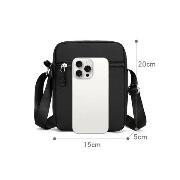 Simple and Casual Single-shoulder Bag, Oxford Fabric Crossbody Bag, Mini Small Bag, Mobile Phone Bag for Men and Women