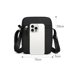 Simple and Casual Single-shoulder Bag, Oxford Fabric Crossbody Bag, Mini Small Bag, Mobile Phone Bag for Men and Women