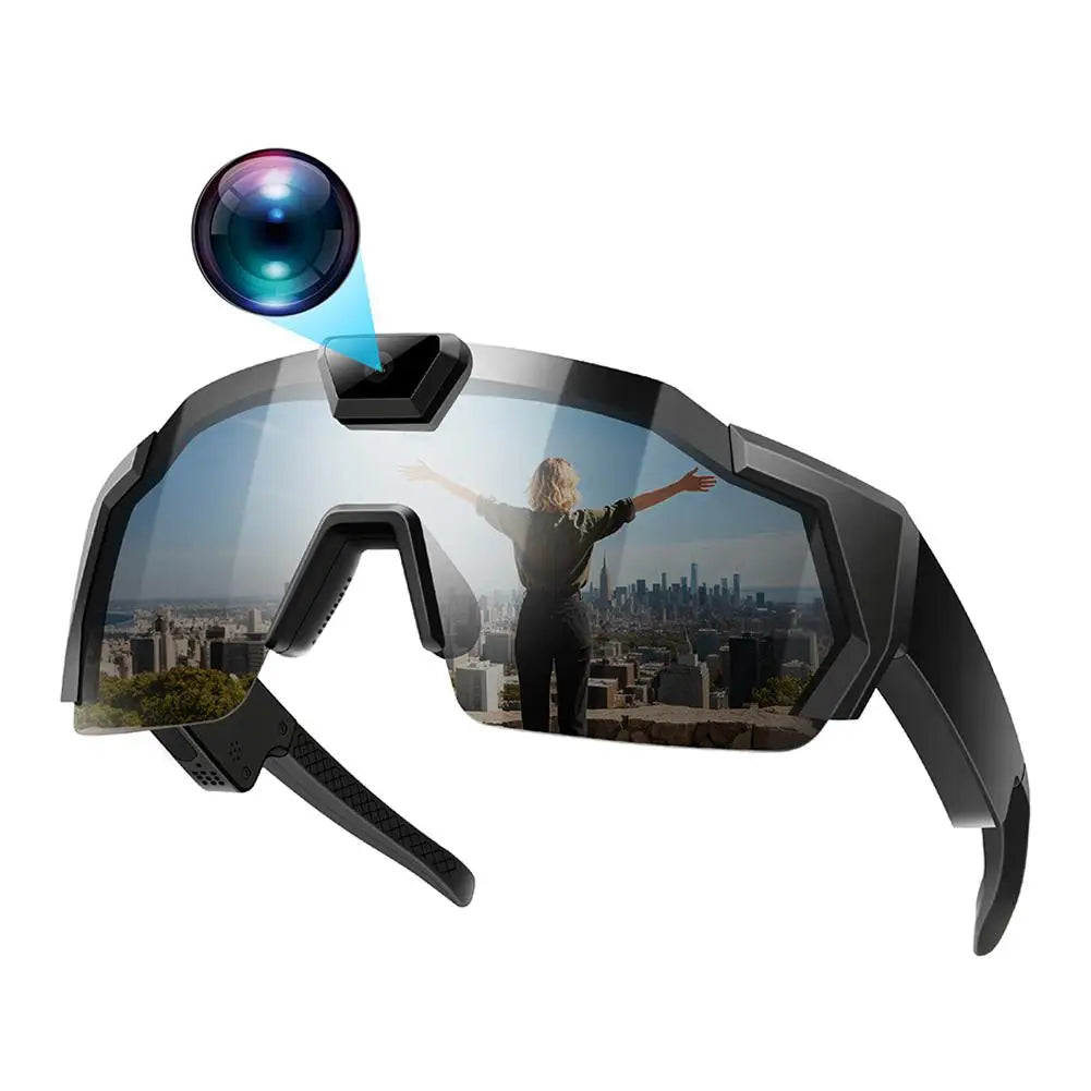 2026 AI Intelligent Glasses For Outdoor Cycling Windproof And Eye Protection Skiing Glasses High-definition Camera Photography
