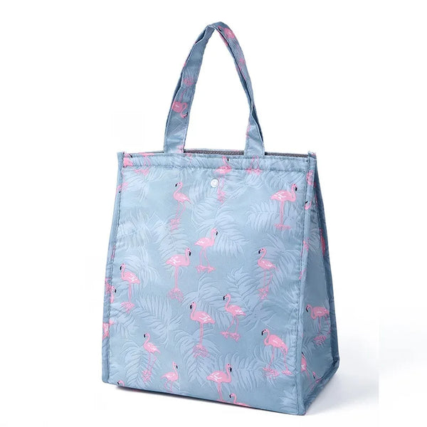 Waterproof Foldable Handheld Lunch Insulated Bag, Aluminum Foil Insulated Large-capacity Storage Lunch Box, Bento Bag