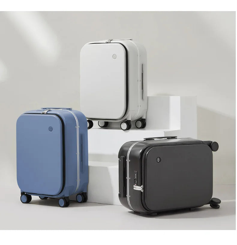 Aluminum Frame Carry On Rolling Luggage Suitcase