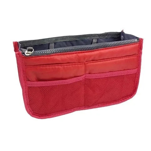 Multi Functional Large Capacity Makeup Bag Portable Double Zipper Toiletries Travel Storage Bag Mommy Bag Multi Pocket Cosmetic