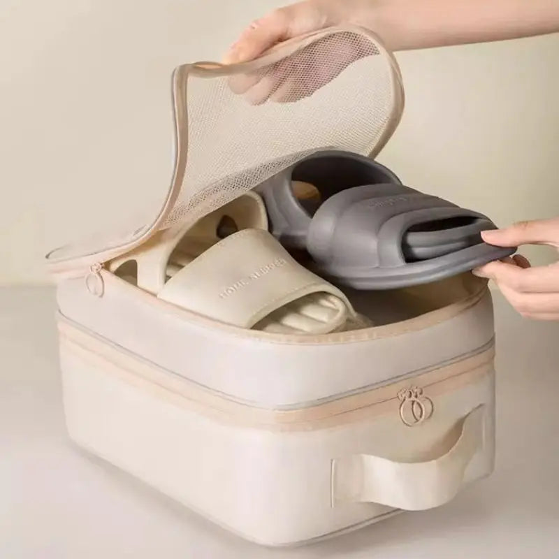 Travel Shoe Storage Bag Portable Breathable Shoe Organizer