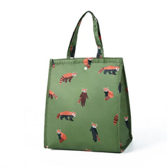 Waterproof Foldable Handheld Lunch Insulated Bag, Aluminum Foil Insulated Large-capacity Storage Lunch Box, Bento Bag
