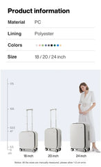 Mixi Patent Design Aluminum Frame Suitcase Carry On Rolling Luggage Beautiful Boarding Cabin 18 20 24 Inch M9260