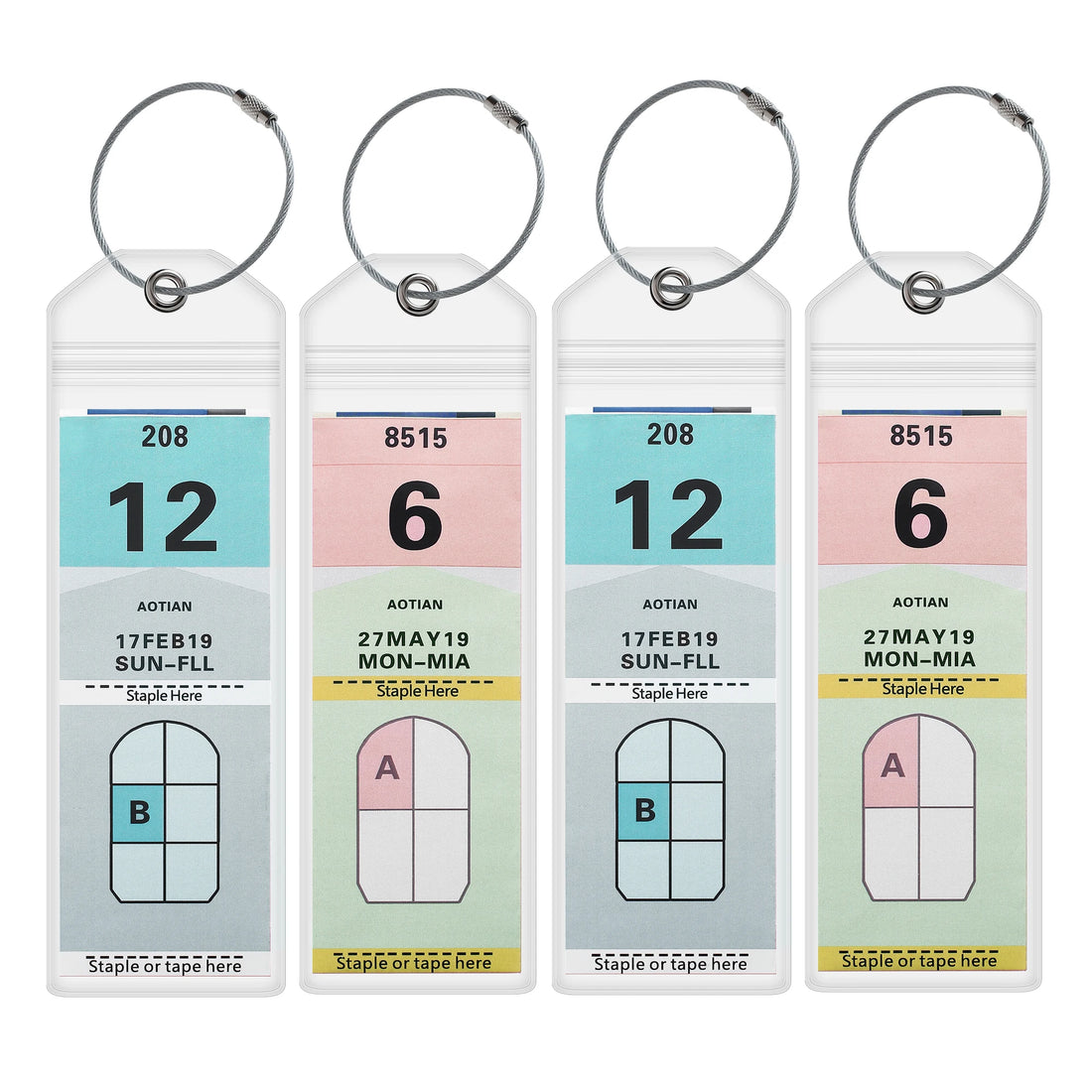 Royal Caribbean Cruise Luggage Tag Holders Zip Seal
