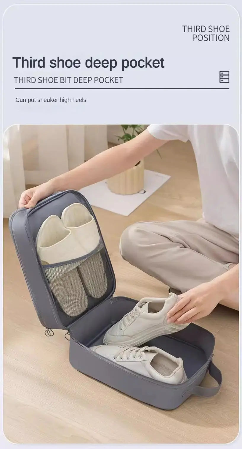 Travel Shoe Storage Bag Portable Breathable Shoe Organizer
