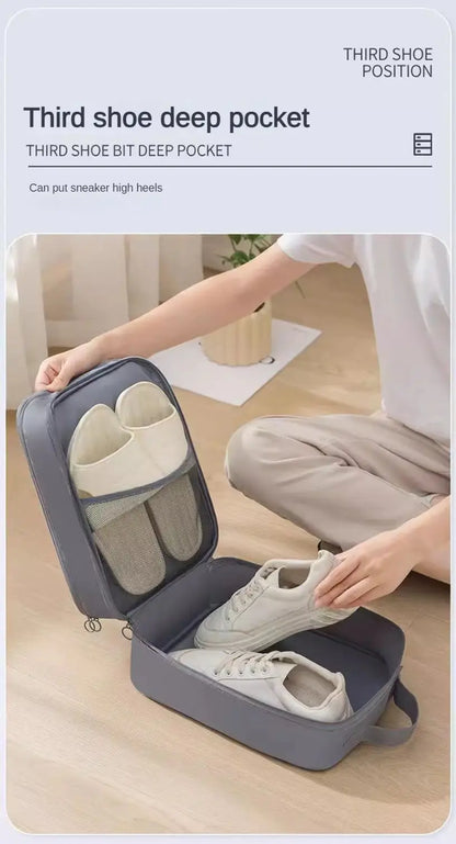 Travel Shoe Storage Bag Portable Breathable Shoe Organizer