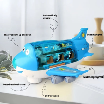 Electric Airplane Toy Model with Lights and Music Kids