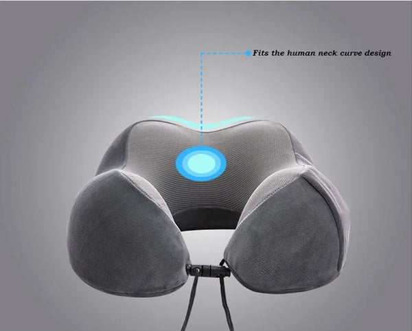 Travel Pillow U Shaped Neck Cushion Neck Cervical Airplane Pillow Support Travel Essentials for Travelling Rest Car Train Home