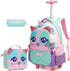 Kids Rolling Backpack with Wheels School Travel Bag