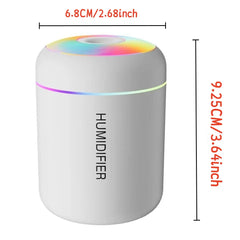 180ML Mini Air Humidifier USB Electric Aroma Diffuser Essential Oil Purifier Aromatherapy Mist Maker Lights For Car Home Bedroom