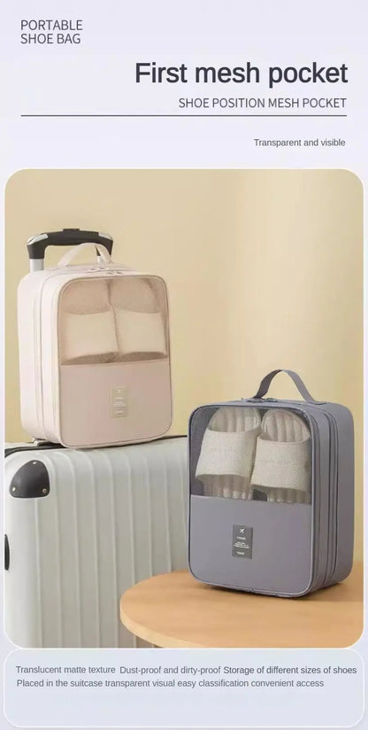 Travel Shoe Storage Bag Portable Breathable Shoe Organizer