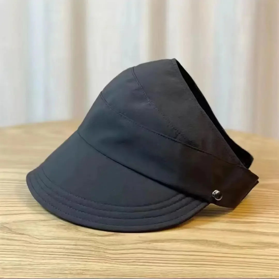 Women Fashion Bucket Hat Sun Protection Face Cover Hat