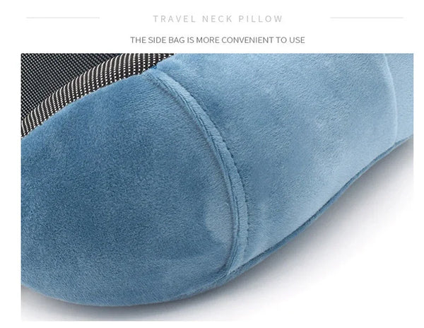 Travel Pillow U Shaped Neck Cushion Neck Cervical Airplane Pillow Support Travel Essentials for Travelling Rest Car Train Home