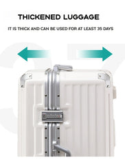 2024 New Durable Large Capacity Luggage Sets Suitcase USB Charging Men Carry-On Boarding Travel 24/26/28/30/34