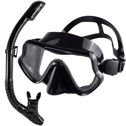 Adult Scuba Diving Mask Snorkel Set Panoramic Gear
