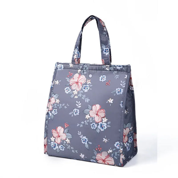 Waterproof Foldable Handheld Lunch Insulated Bag, Aluminum Foil Insulated Large-capacity Storage Lunch Box, Bento Bag