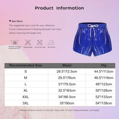 Mens Swimsuit Drawstring Seams Swim Shorts with Pockets Waterpoof Swimming Trunks Shorts Elastic Waistband Swimming Bathing Suit