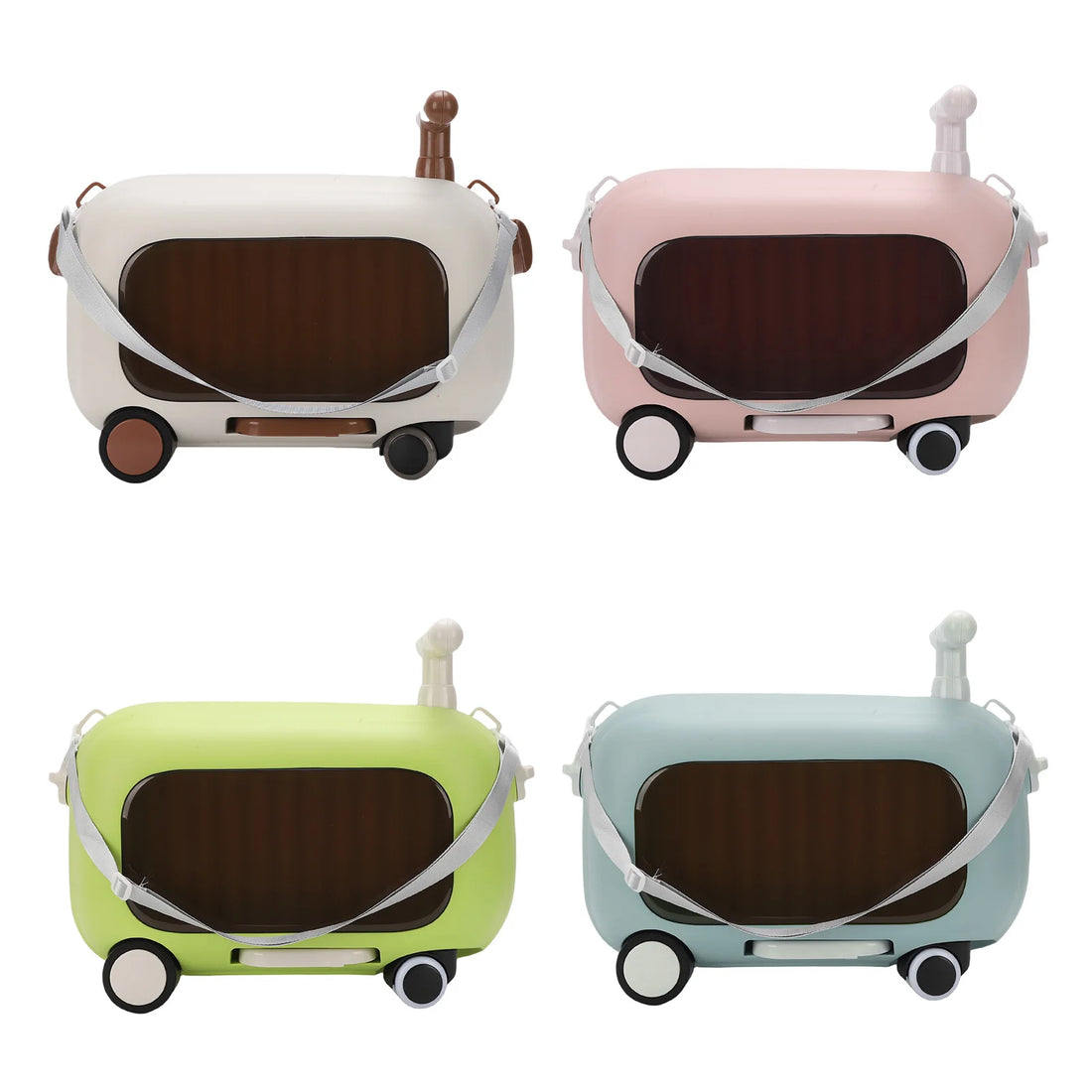 Kids Ride On Luggage Foldable Travel Suitcase for Kids