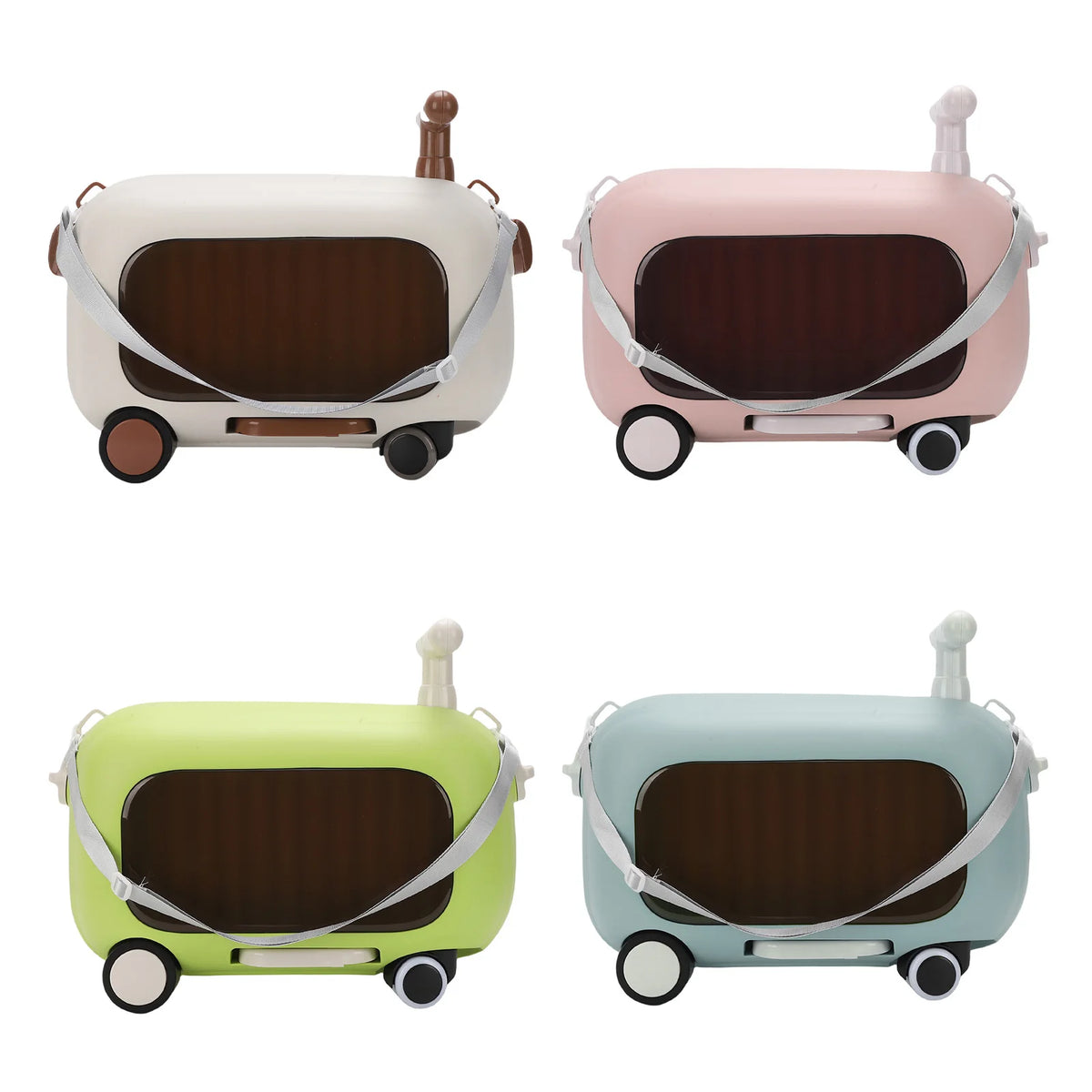 Kids Ride On Luggage Foldable Travel Suitcase for Kids