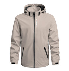 Men Waterproof Rain Jacket Lightweight Outer Hooded Outdoor Raincoat Hiking Windproof Jacket Climbing Outdoor Jackets Couple