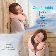 Travel Pillow U Shaped Neck Cushion Neck Cervical Airplane Pillow Support Travel Essentials for Travelling Rest Car Train Home