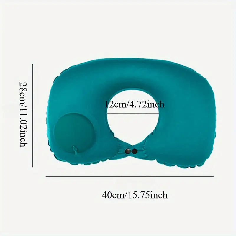 Inflatable Portable Neck Pillow for Travel and Trips