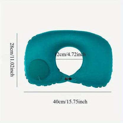 Inflatable Portable Neck Pillow for Travel and Trips