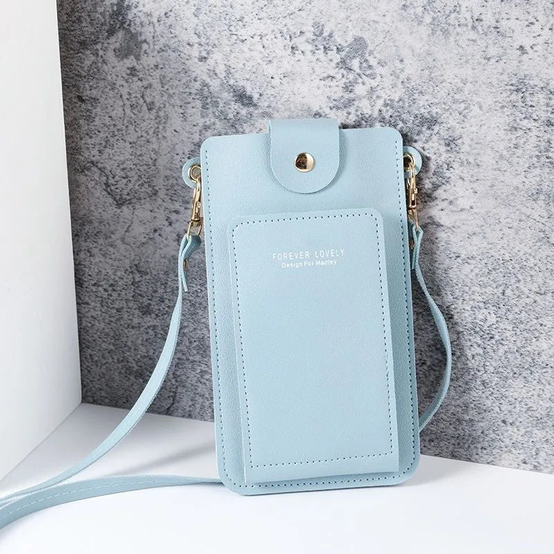 Multi-functional Cell Phone Touch Screen Clutch Bag Women&