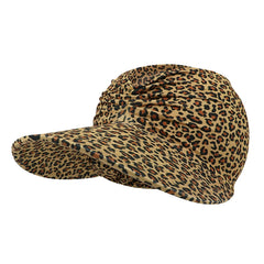 Women's Sun Hat Sun UV Protection Large Brim Face Blocking Cap Outdoor Fashion Beach Leopard Print Swimming Empty Top Sports Hat