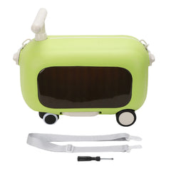 Kids Luggage Kids Ride On Luggage 90 Degree Folding Pedal Large Capacity Multi Functional Toddler Rideable Suitcase for Travel